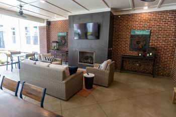 Beautiful courtyard with comfortable seating areas